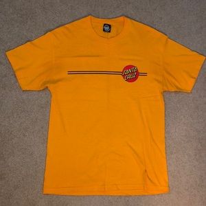Men’s Yellow Santa Cruz Dot T-Shirt